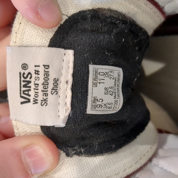 Vans hi tops suede men's 9.5, women's 11 - Picture 10 of 12